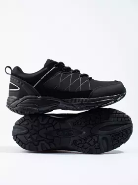Čierne pánske trekové topánky DK