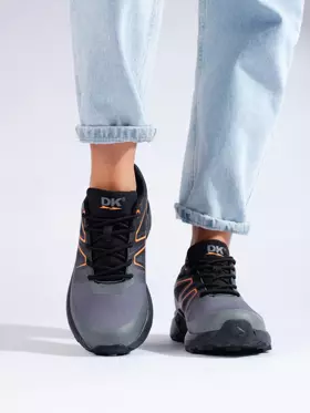 Dámske trekové topánky DK Softshell čierno-šedé