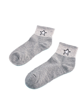 Detské ponožky  šedé s hviezdou