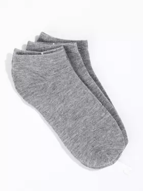 Nízke dámske ponožky  šedé